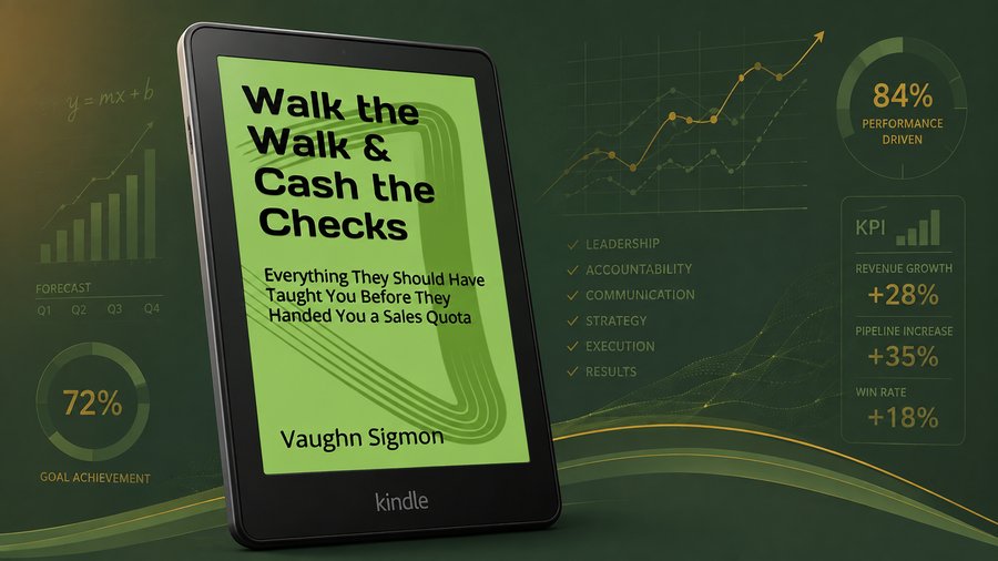 Walk the Walk & Cash the Checks — book cover on Kindle
